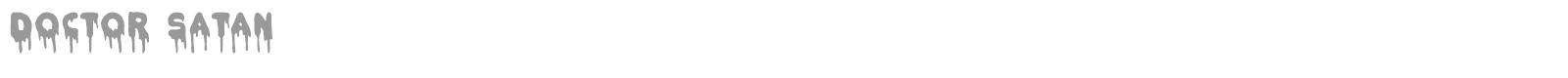 Doctor Satan font preview